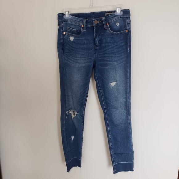 Blank NYC Mid-Rise Cropped Skinny Jeans Size 28 - Picture 2 of 15